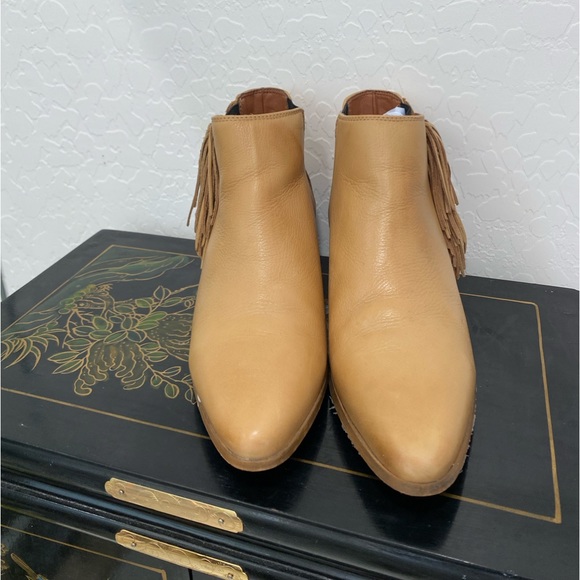 Zara Fringe Booties - Picture 2 of 8